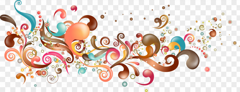 Festival Abstract Art Floral Design Clip PNG