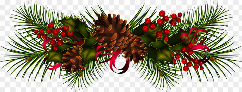Garland Christmas Wreath Clip Art PNG