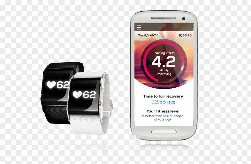 Smartphone Heart Rate Monitor Wrist PNG