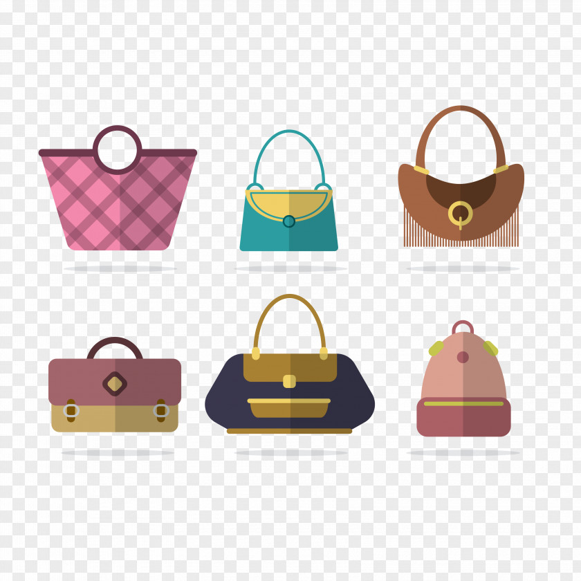 Vector Cartoon Bag Tote Handbag Designer PNG