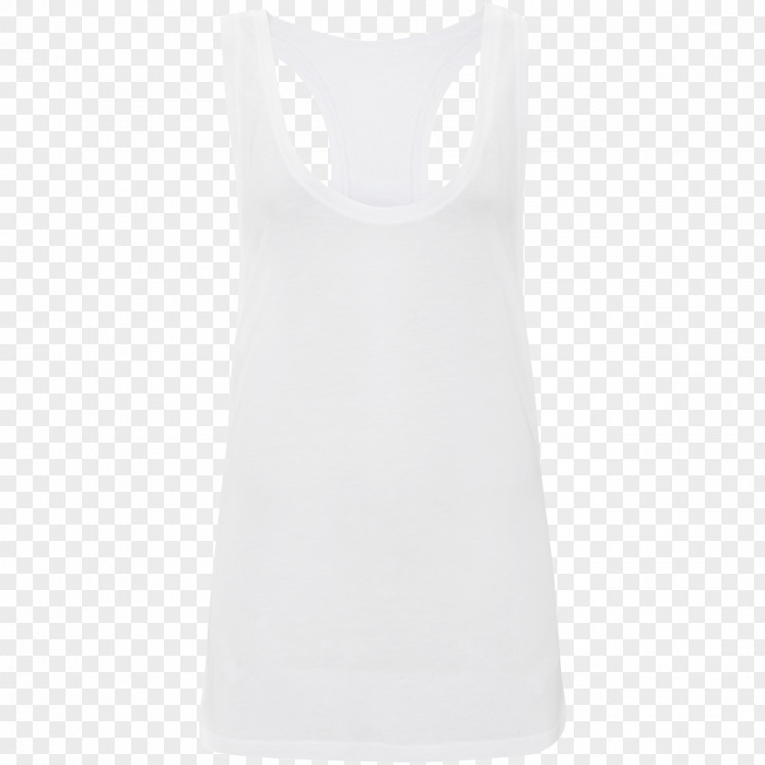 White Tank Top Gilets Sleeveless Shirt PNG