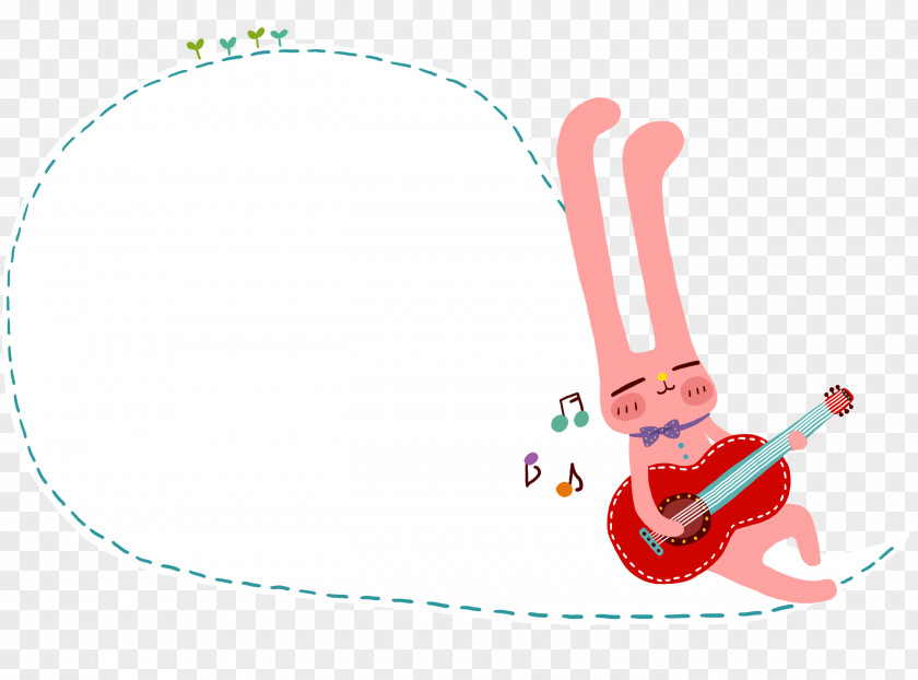 Air Bubbles Rabbit Image Drawing Bugs Bunny Guitar PNG