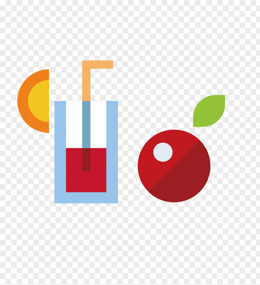 Apple Geometry And Composition Of Juice Drink PNG