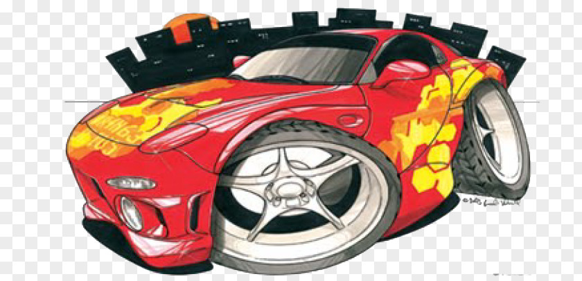 Fast Furious Car Alloy Wheel Koolart Nissan Skyline Mazda RX-7 PNG
