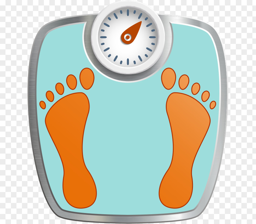 Footprints Vector Cartoon Says Weighing Scale Measurement Royalty-free Illustration PNG