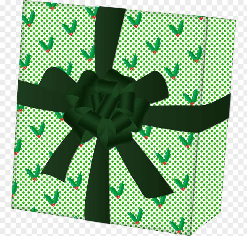 Green Gift Box PNG