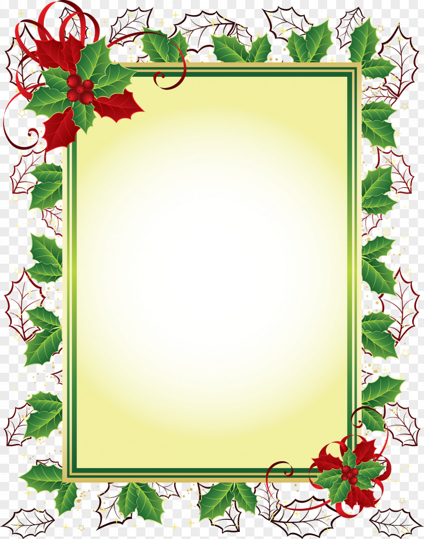 Leaf Rectangle Holly Square Clip Art PNG