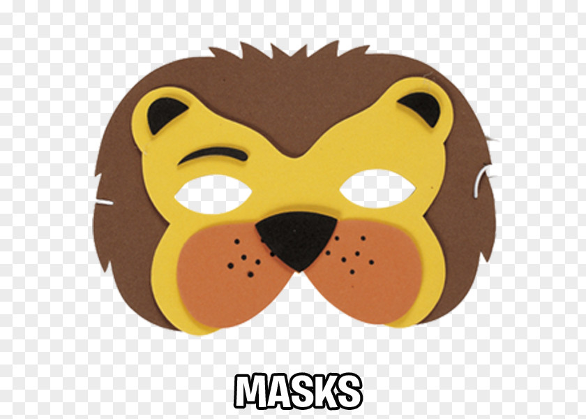 Mask Lion Costume Party PNG
