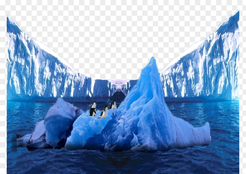 Penguins On Iceberg Penguin Seawater Computer File PNG