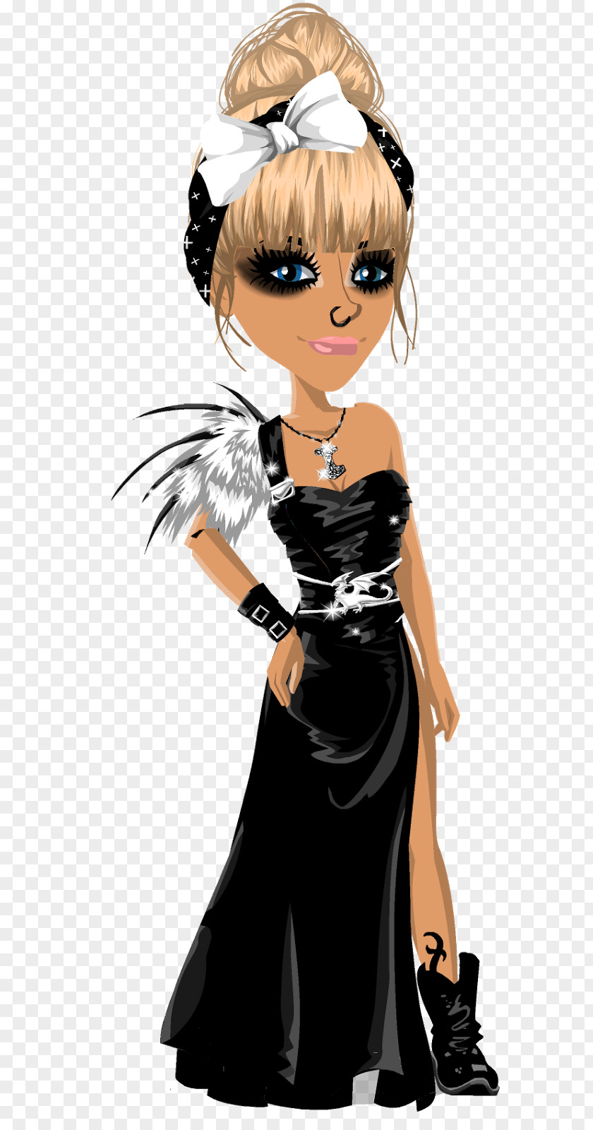 Hair MovieStarPlanet Black Fashion Clothing PNG