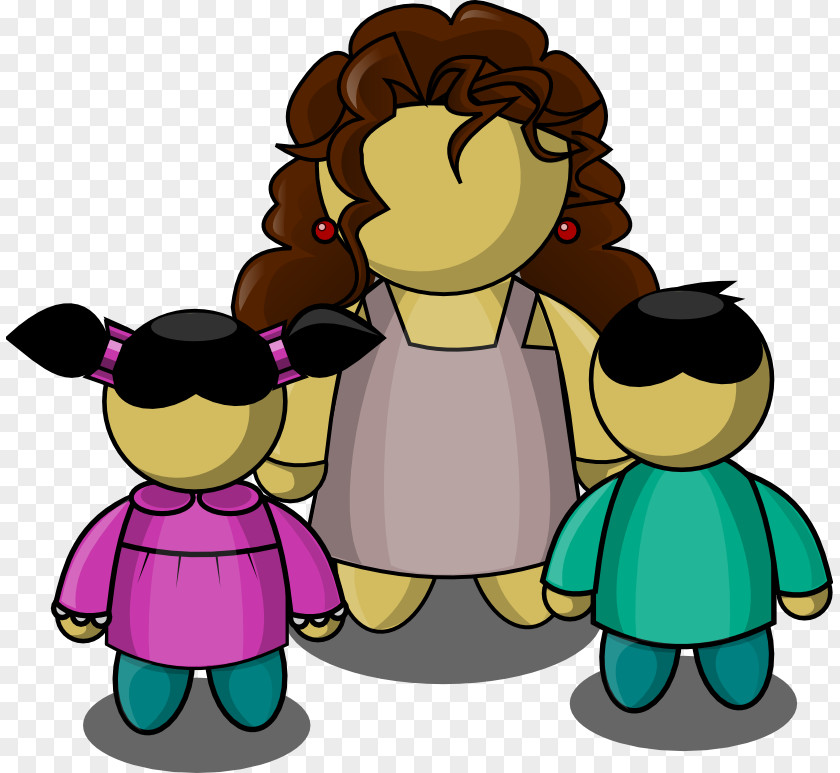 Mother's Day Family Nanny Child PNG