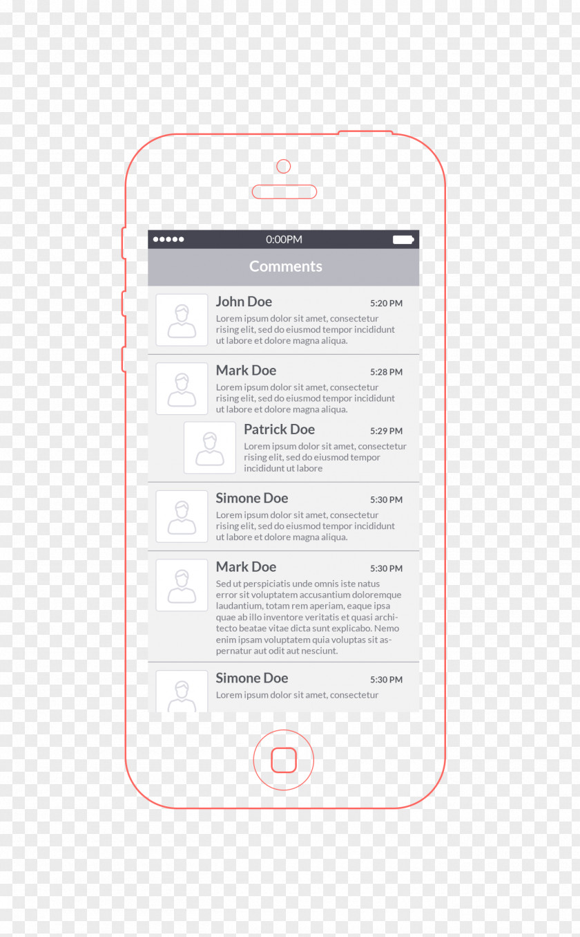 Phone Information Template Ui Brand Text Messaging Document Font PNG