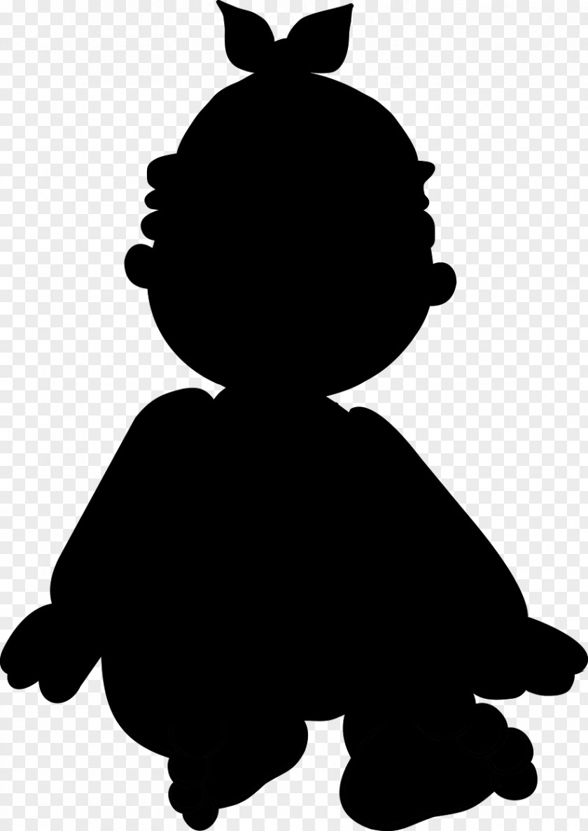 Blackandwhite Silhouette Character PNG