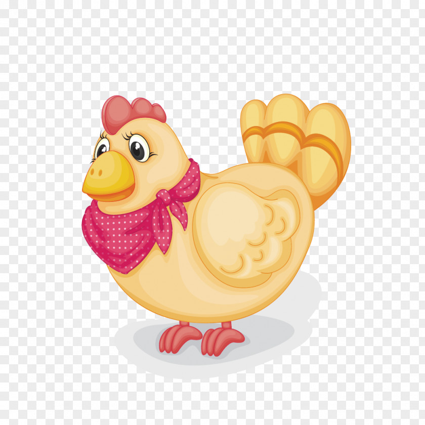 Cartoon Chick Barbecue Chicken Fettuccine Alfredo Clip Art PNG