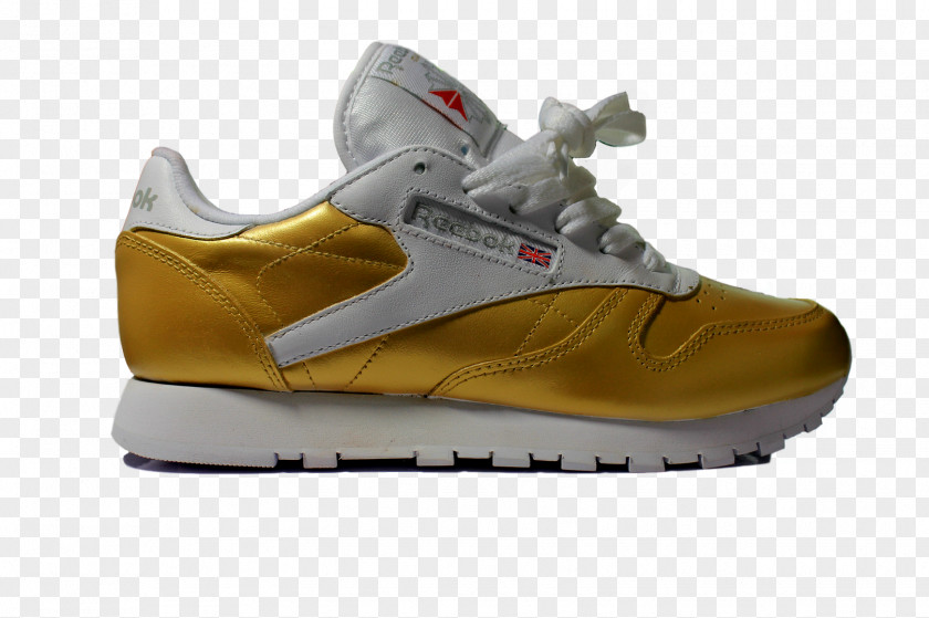 Golden Classic Reebok Sneakers Shoe Nike PNG