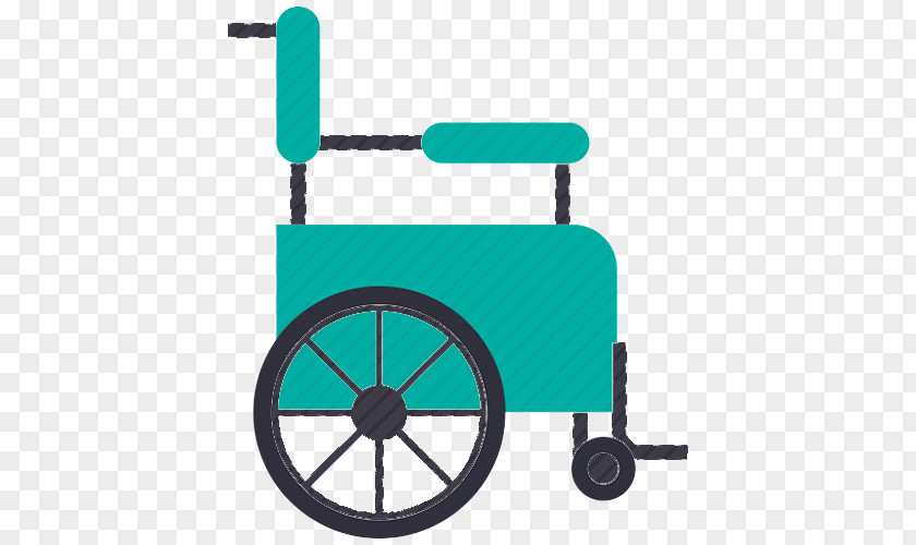 Handicapped Wheelchair Green Cartoon Cart Marketing Disability PNG
