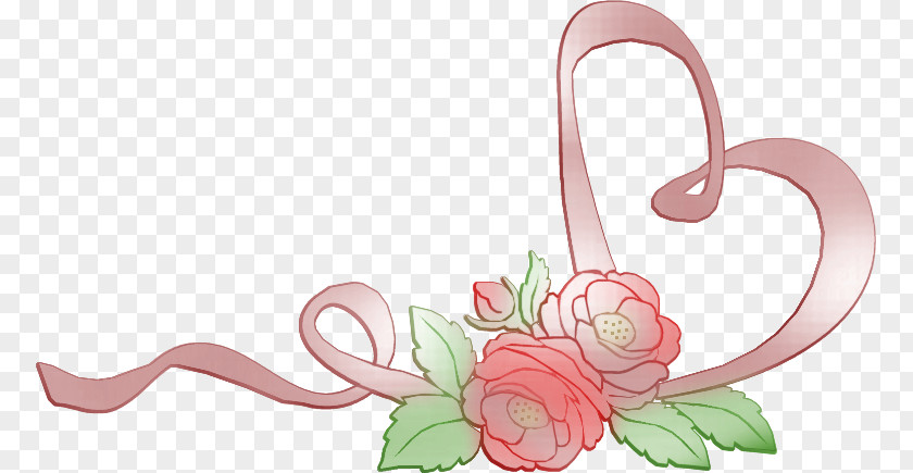 Love Painting Floral Design Heart PNG