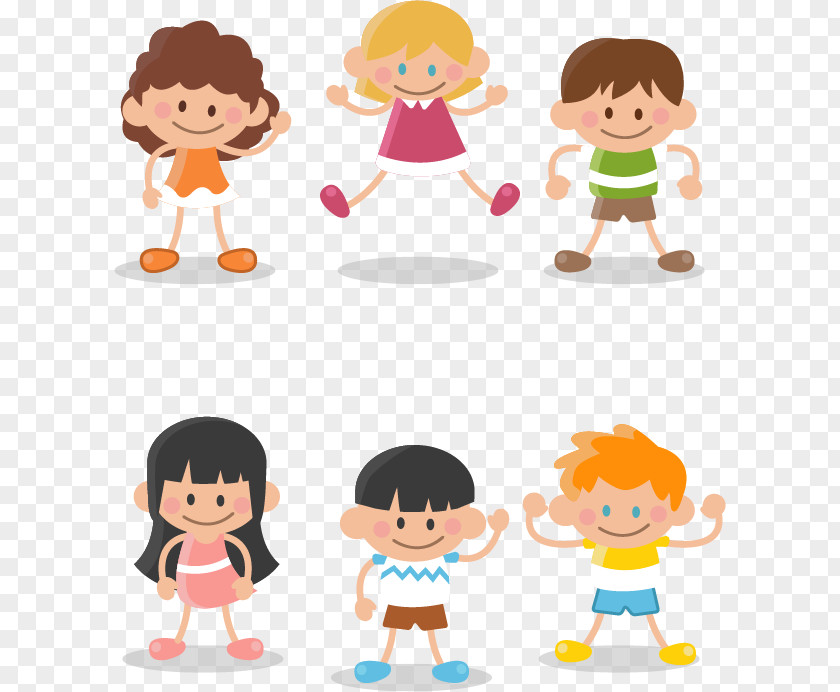 The Image Of A Group Children Boy Child Cartoon Clip Art PNG