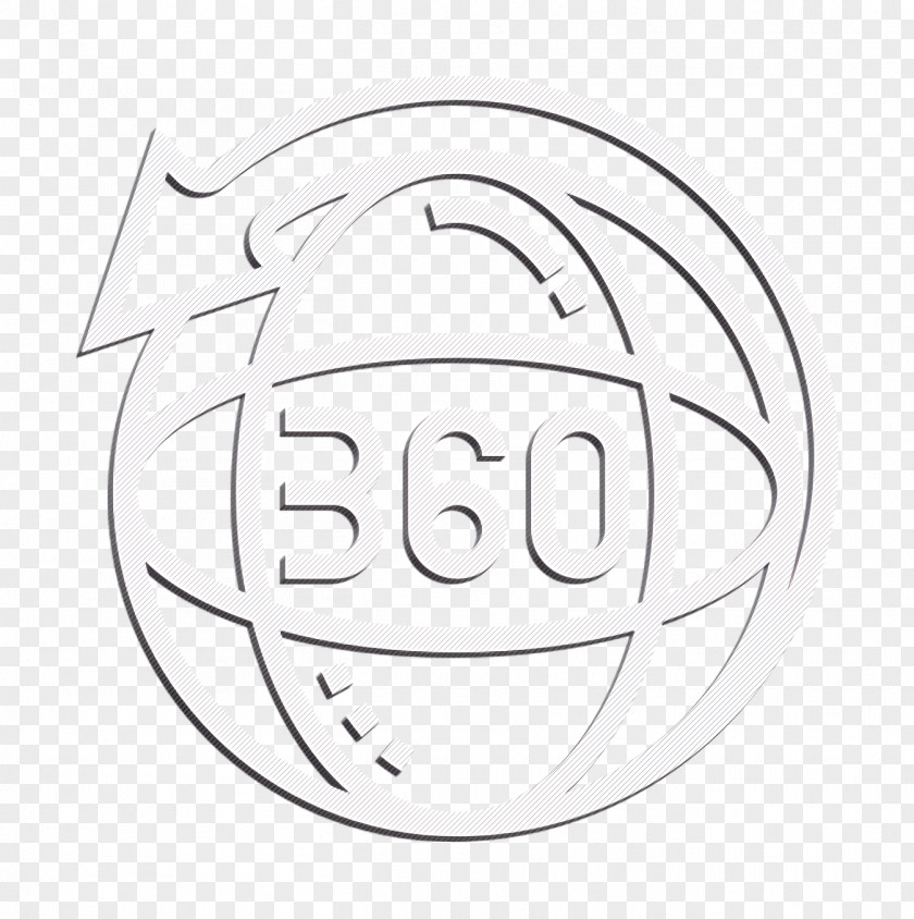 360 Icon Virtual Reality PNG