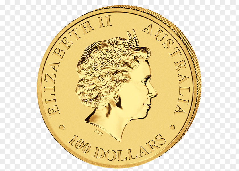 Gold Perth Mint Lunar Series Australian Nugget Bullion Coin PNG