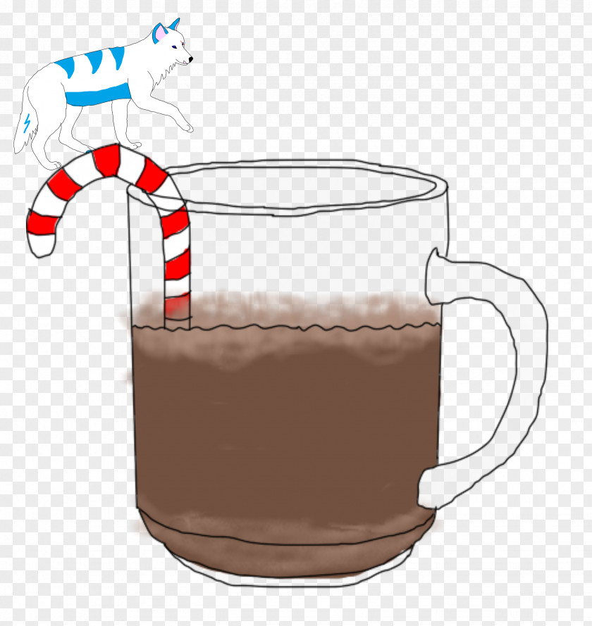 Hot Chocolate Coffee Cup Mug Glass Tableware PNG