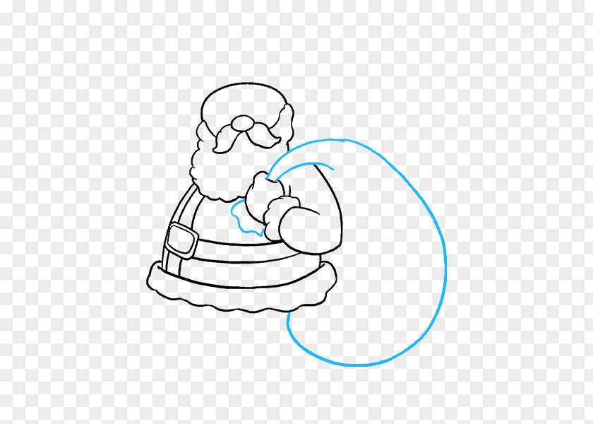 Santa Claus Drawing Line Art Cartoon PNG