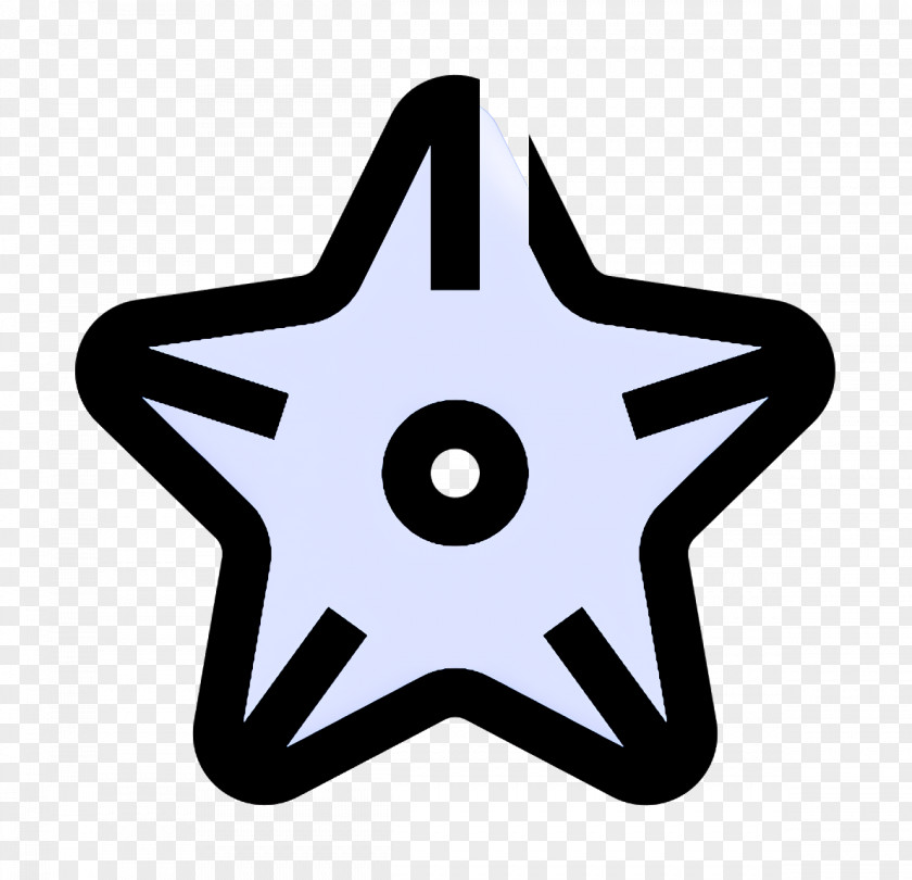 Starfish Icon Summer PNG