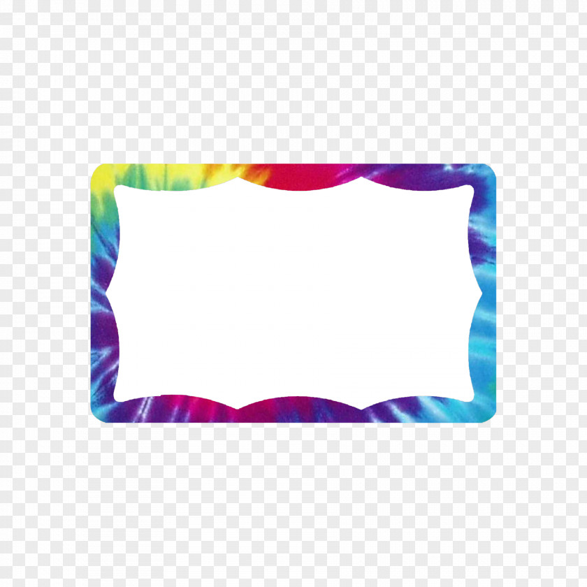 TIE DYE Rectangle PNG