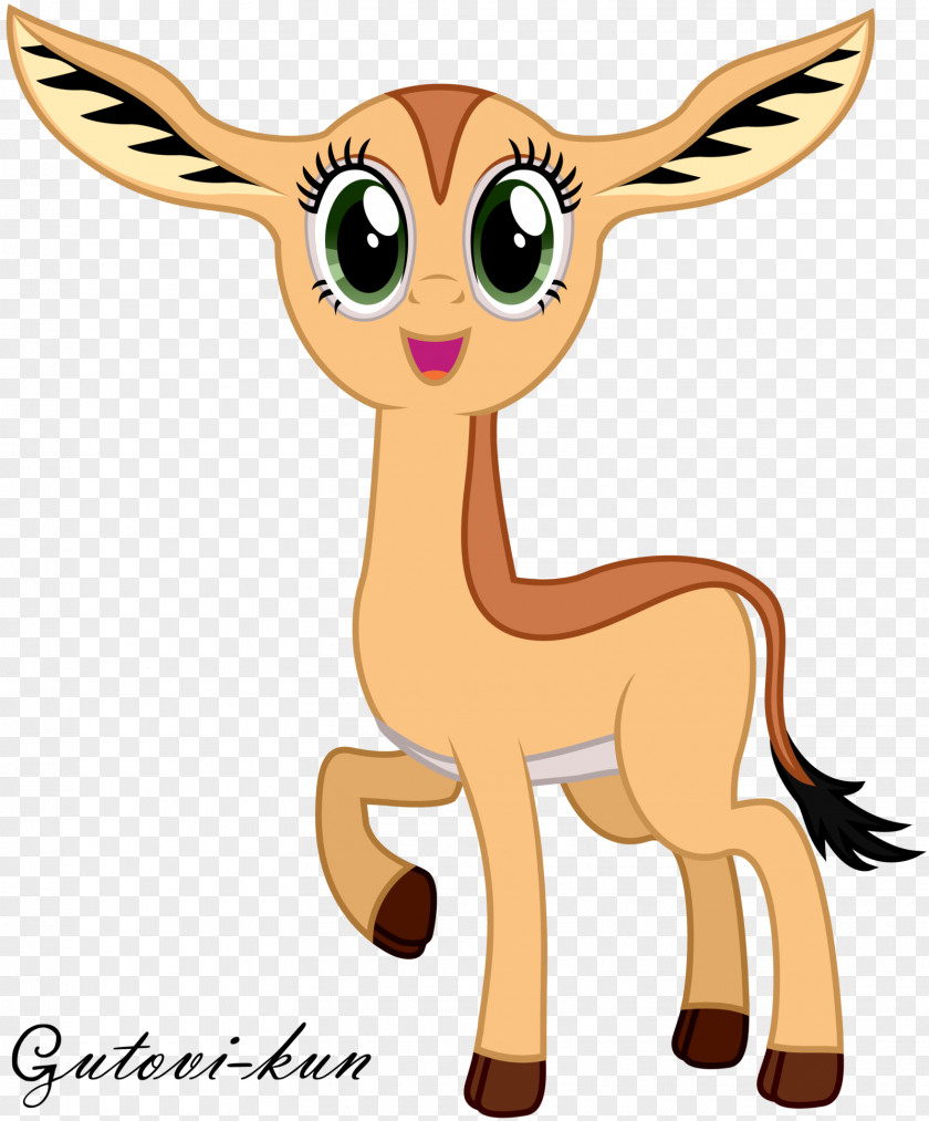 Deer Antelope Gerenuk Gazelle Art PNG
