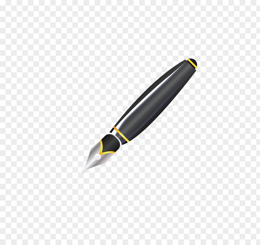 Vector Vintage Fountain Pen Ballpoint PNG