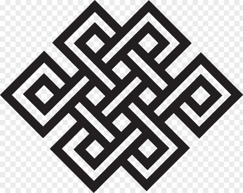 Geometric Symbols Tibet Endless Knot Buddhist Symbolism Buddhism PNG