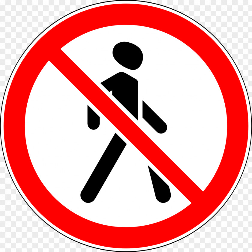 Prohibited No Symbol Walking Clip Art PNG
