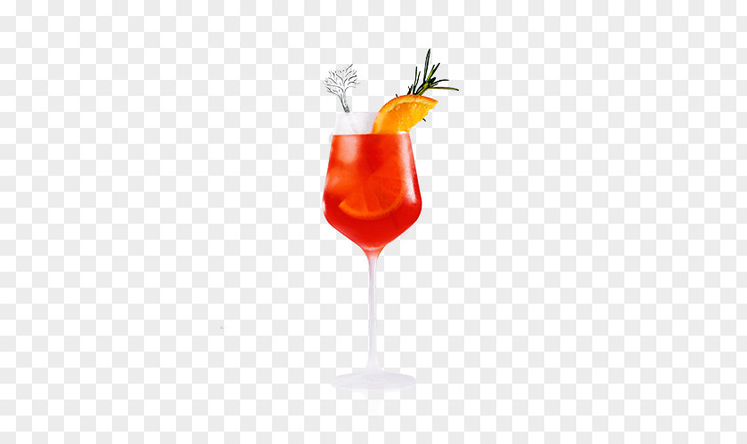 Red Pomegranate Spritz Sea Breeze Campari Wine Cocktail PNG