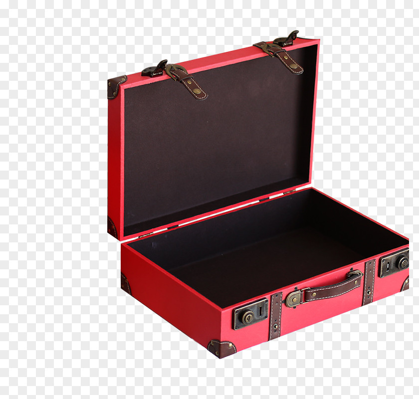 Red Suitcase PNG