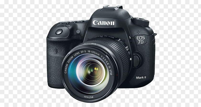 Camera Canon EOS 70D 80D 7D Mark II EF-S 18–135mm Lens PNG
