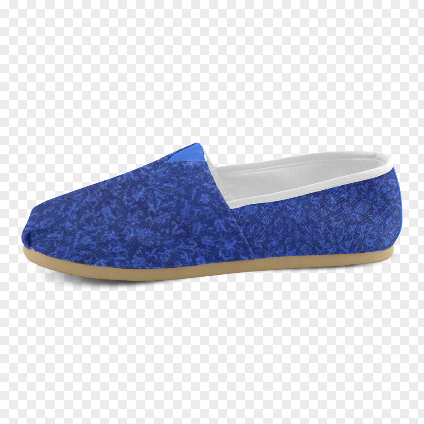 Casual Shoes Slipper Slip-on Shoe Footwear Electric Blue PNG