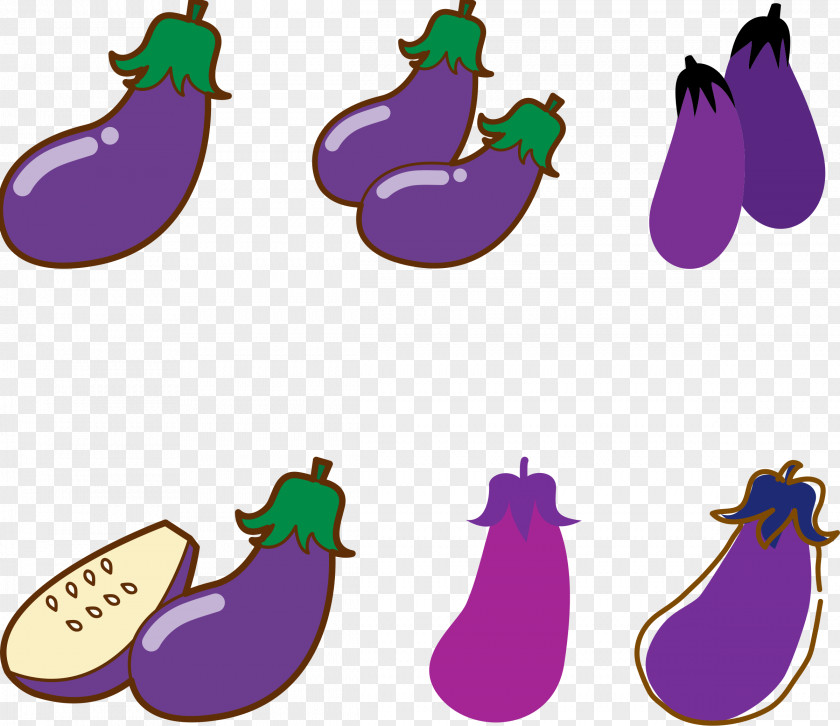 Eggplant Food Vegetable Clip Art PNG