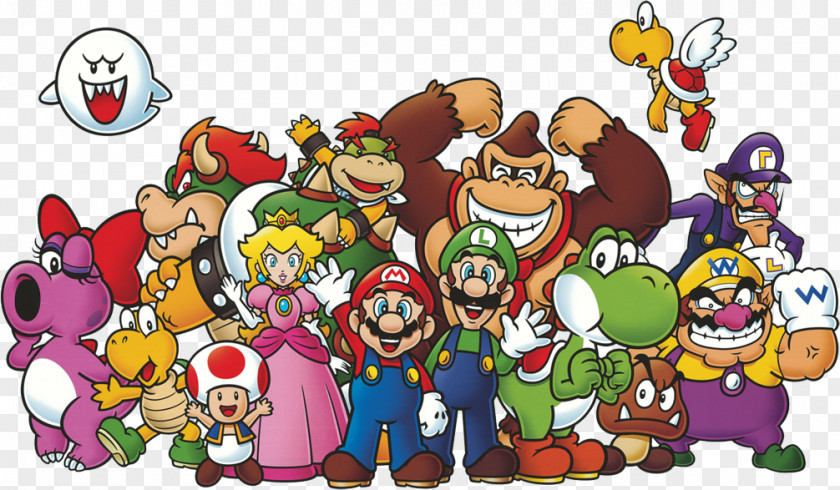 Mario Bros Bros. Super All-Stars Kart Luigi New PNG