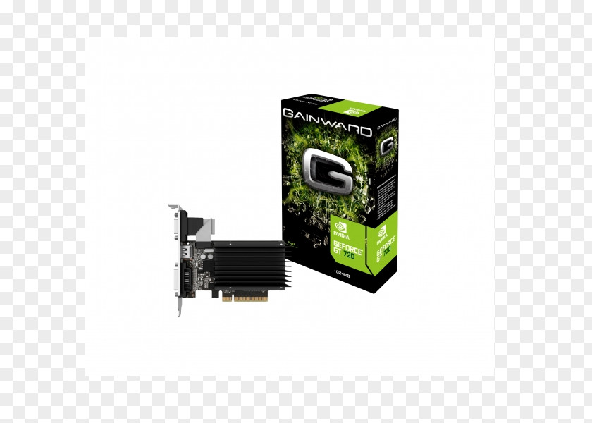 Nvidia Graphics Cards & Video Adapters NVIDIA GeForce GT 710 Gainward GDDR3 SDRAM PNG