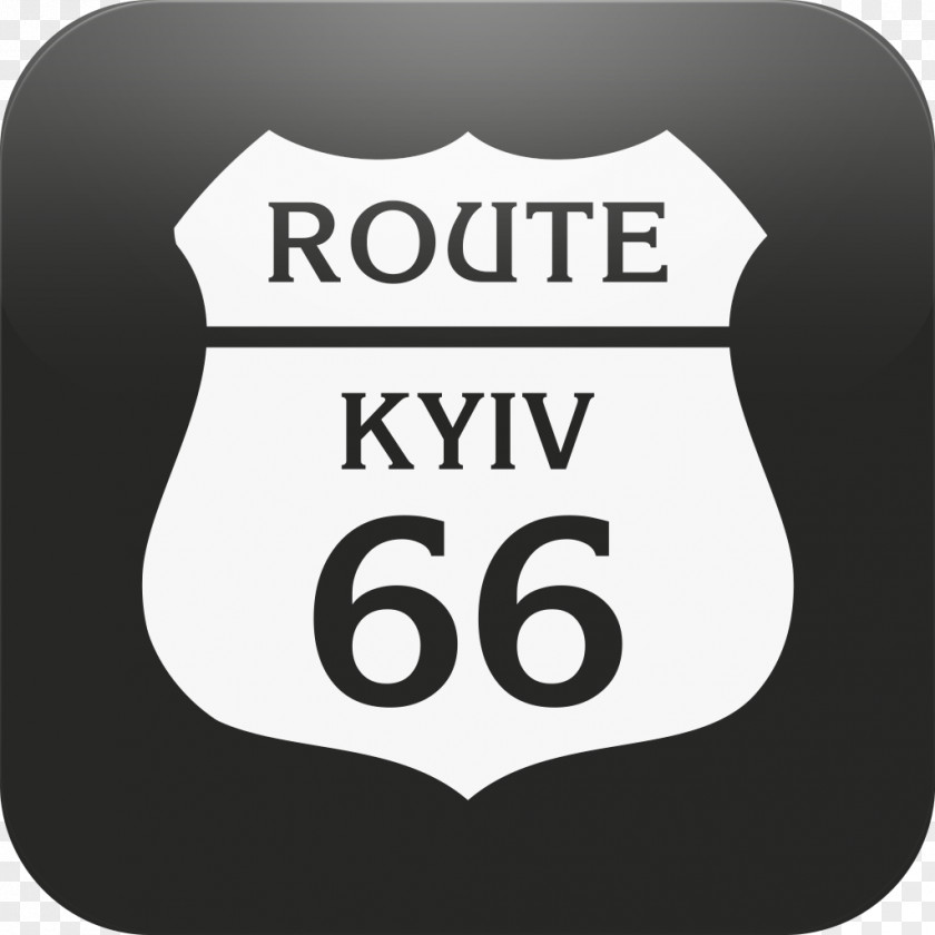 Route 66 Badge Brand Logo Font Product Kiev PNG
