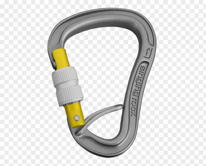 Screw Carabiner Safety Wire Lock Belaying PNG