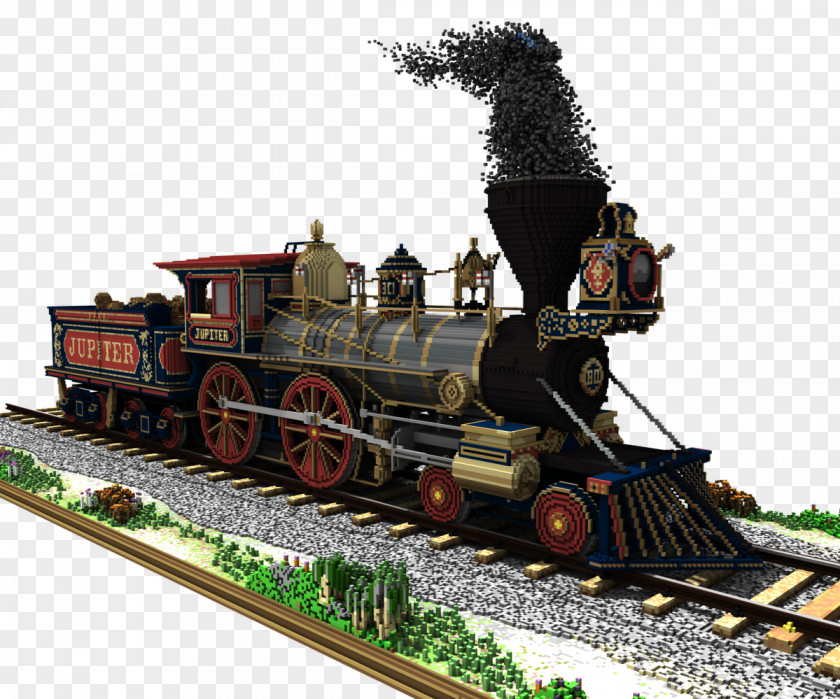 Train Rail Transport Railroad Car Locomotive Steam Engine PNG