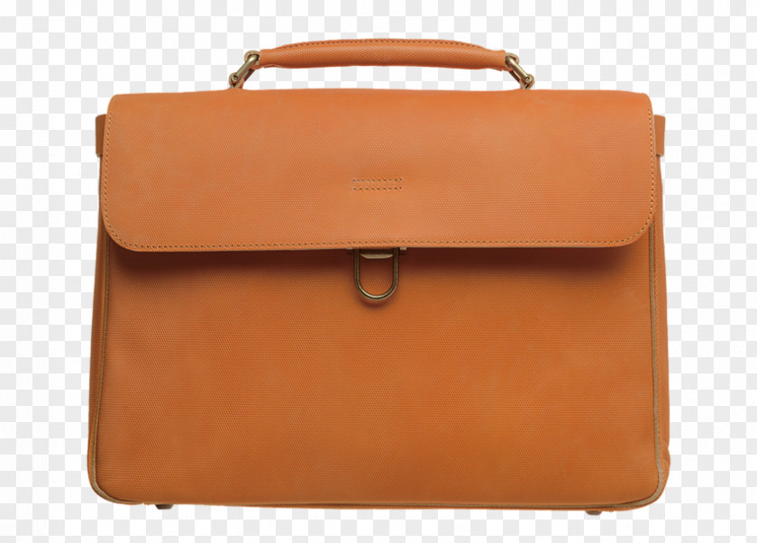 Brown Briefcase Handbag Leather Nylon PNG