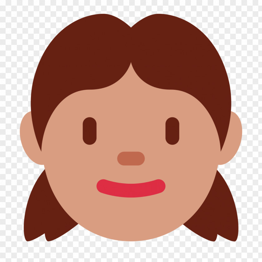 Ear Child Emoji Hair PNG