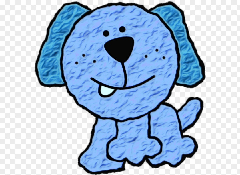 Sticker Snout Blue Cartoon Line Art Nose Animal Figure PNG