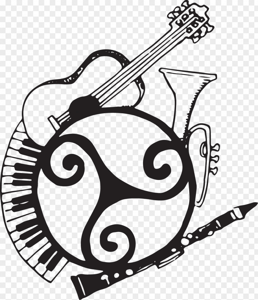 Triskel Musical Instruments Clip Art PNG