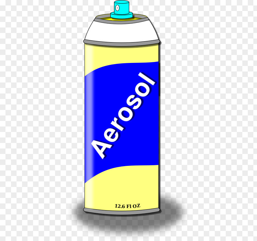 Compressed Gas Aerosol Spray Clip Art Image PNG