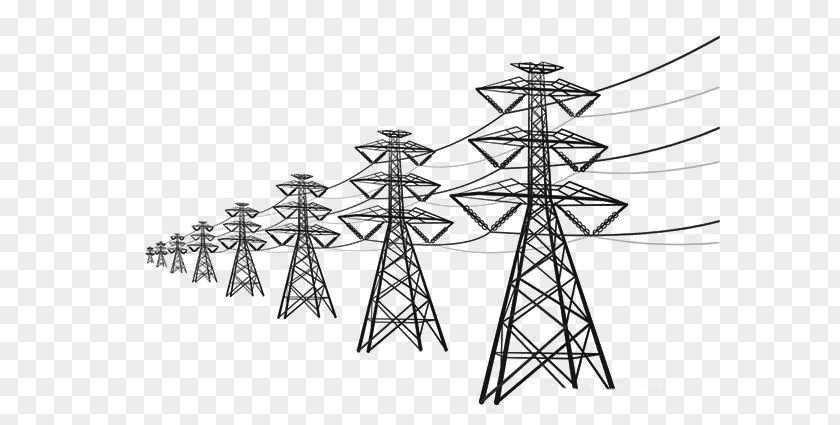 High Voltage Wire High-voltage Cable Electric Power Transmission PNG