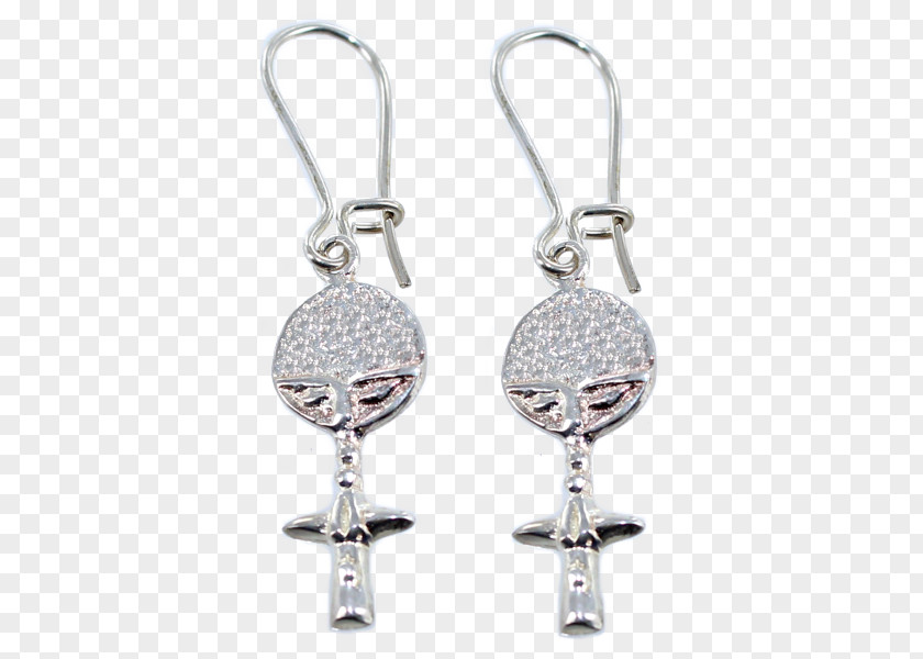 Silver Earring Body Jewellery PNG