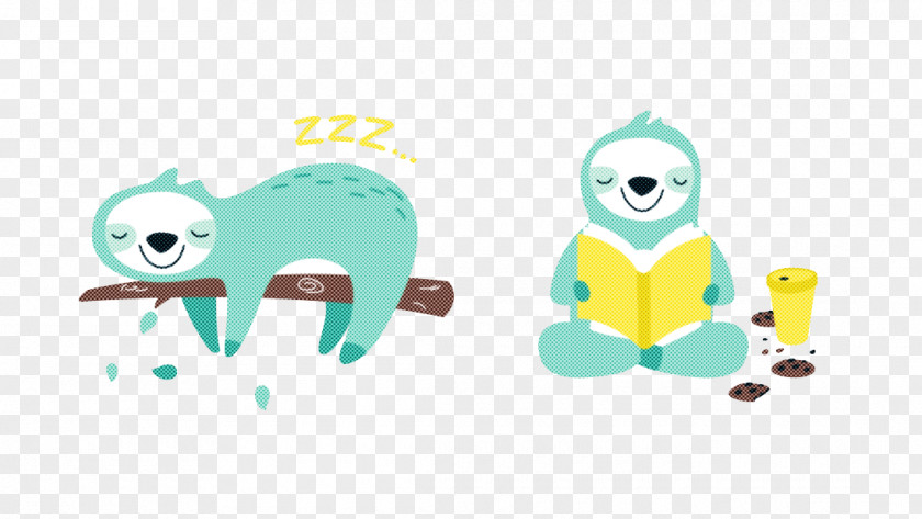 Sloths Cartoon Drawing Royalty-free Silhouette PNG